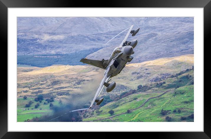 RAF Tornado on the Mach Loop Framed Mounted Print by Rory Trappe