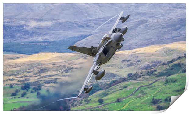 RAF Tornado on the Mach Loop Print by Rory Trappe