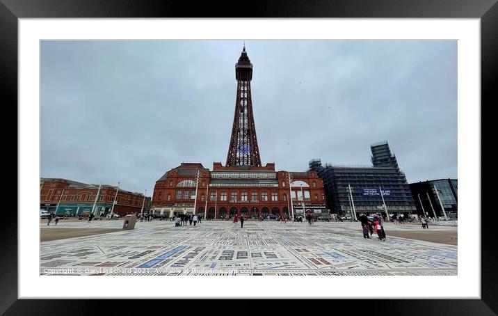 Blackpool Tower Framed Mounted Print by Daryl Pritchard videos