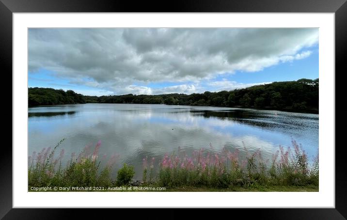 Knypersley reservoir  Framed Mounted Print by Daryl Pritchard videos
