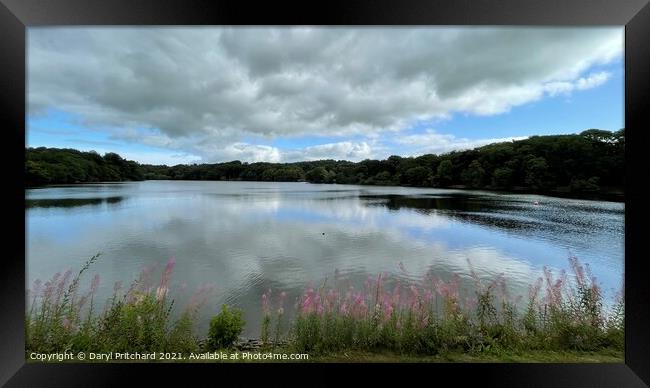 Knypersley reservoir  Framed Print by Daryl Pritchard videos