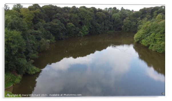 Knypersley reservoir  Acrylic by Daryl Pritchard videos