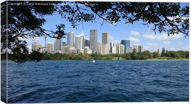 Sydney harbour  Canvas Print by Daryl Pritchard videos