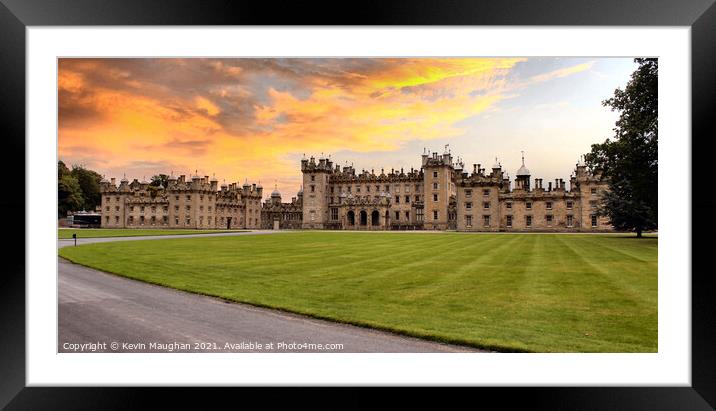 Floors Castle  Framed Mounted Print by Kevin Maughan