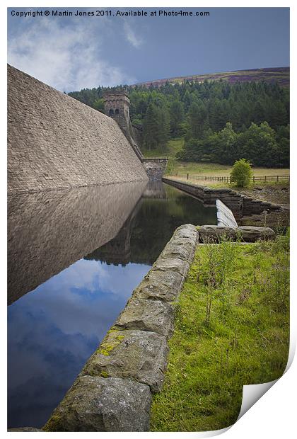 Derwent Dam Print by K7 Photography