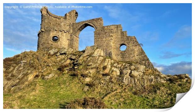 Mow cop castle Print by Daryl Pritchard videos