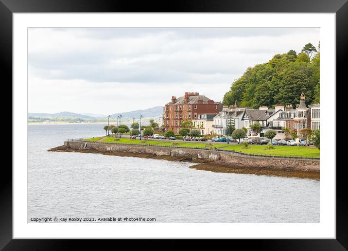 Rothesay, Isle of Bute Framed Mounted Print by Kay Roxby