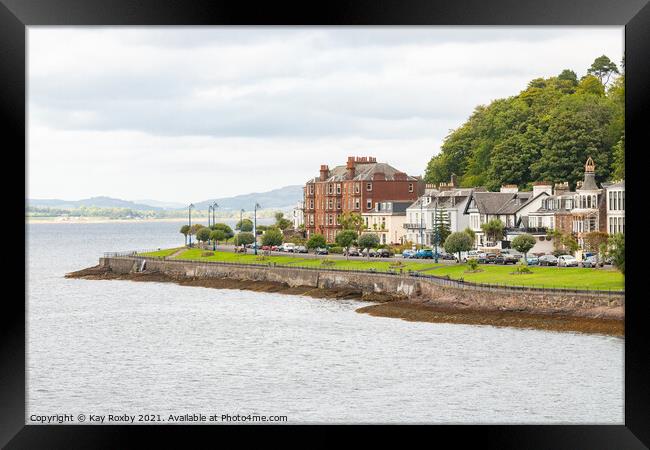 Rothesay, Isle of Bute Framed Print by Kay Roxby