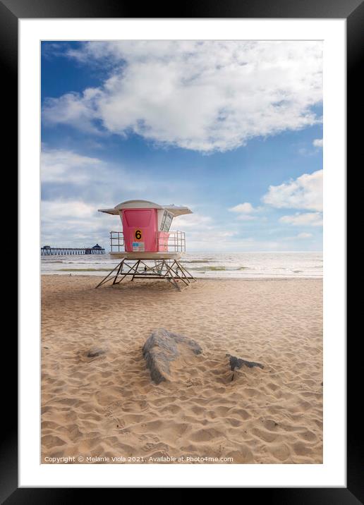 CALIFORNIA Imperial Beach  Framed Mounted Print by Melanie Viola