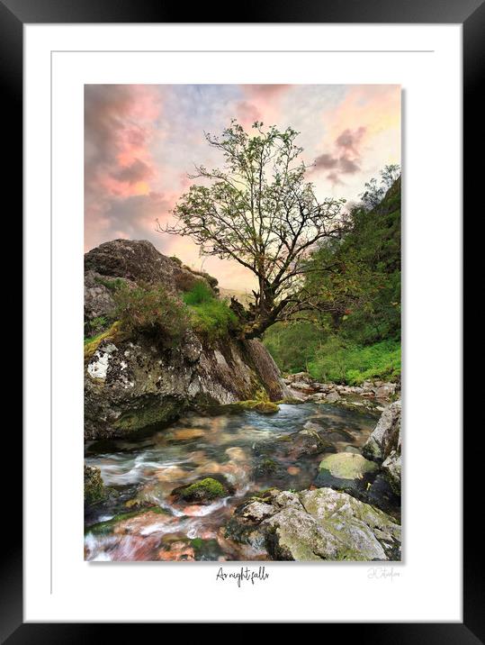 As night falls    Framed Mounted Print by JC studios LRPS ARPS