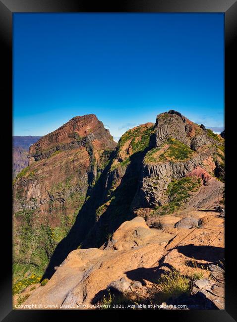 Pico Ruivo and Pico do Arieiro Trail, Madeira Framed Print by EMMA DANCE PHOTOGRAPHY