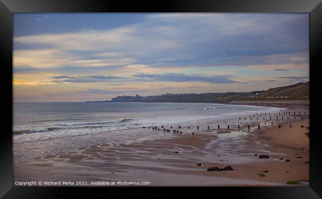 From Sandsend to Whitby Framed Print by Richard Perks