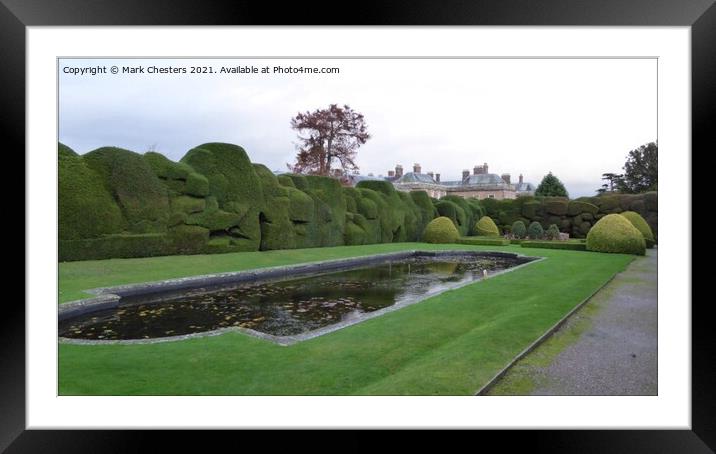 Majestic Hotel Gardens at Holme Lacy Framed Mounted Print by Mark Chesters