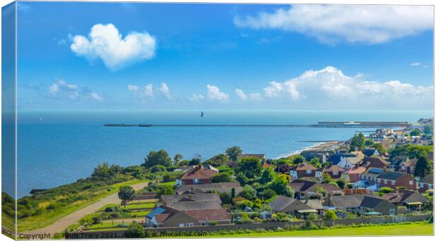 Feeling the love in Walton-on-the-Naze Canvas Print by Paula Tracy