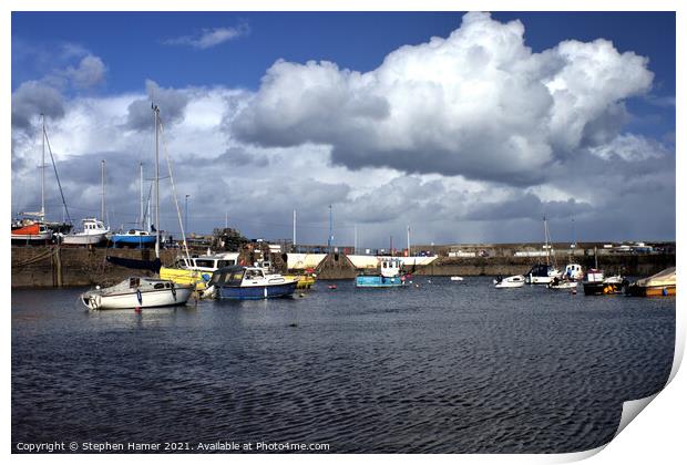 Harbour View Print by Stephen Hamer