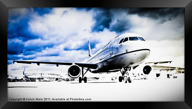 Ghost Plane Framed Print by Kelvin Futcher 2D Photography
