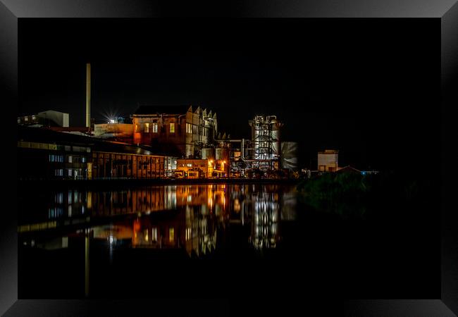 Factory reflections Framed Print by Dorringtons Adventures