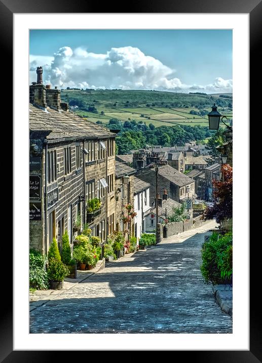 Haworth in Portrait  Framed Mounted Print by Alison Chambers