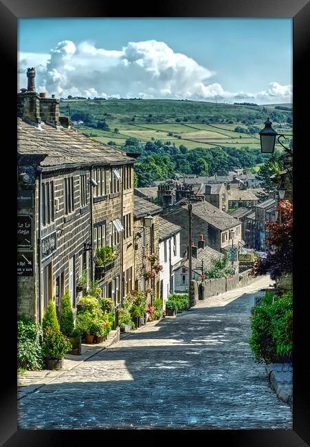 Haworth in Portrait  Framed Print by Alison Chambers