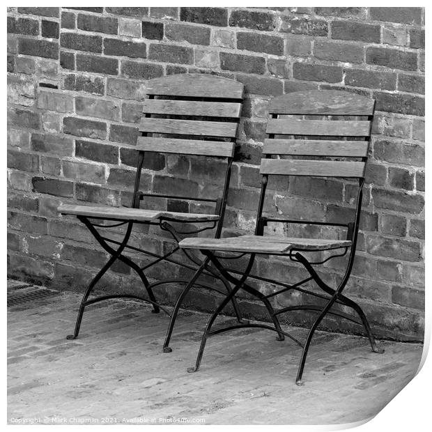 Two chairs Print by Photimageon UK