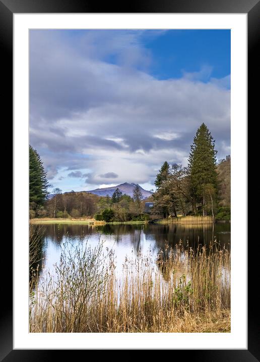 Loch ard Framed Mounted Print by chris smith