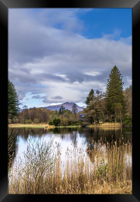 Loch ard Framed Print by chris smith