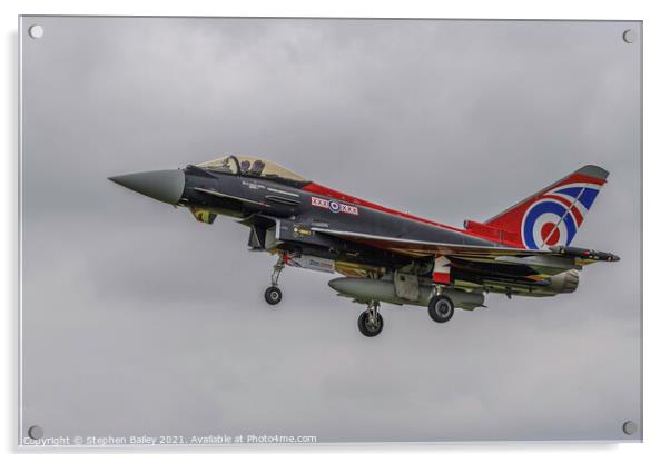 Eurofighter Typhoon Display Acrylic by Stephen Bailey