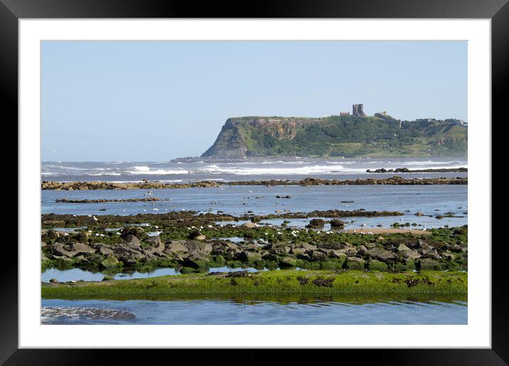 Scarborough Castle  Framed Mounted Print by chris smith