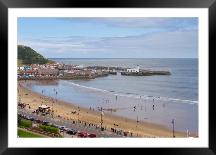 Scarborough Framed Mounted Print by chris smith
