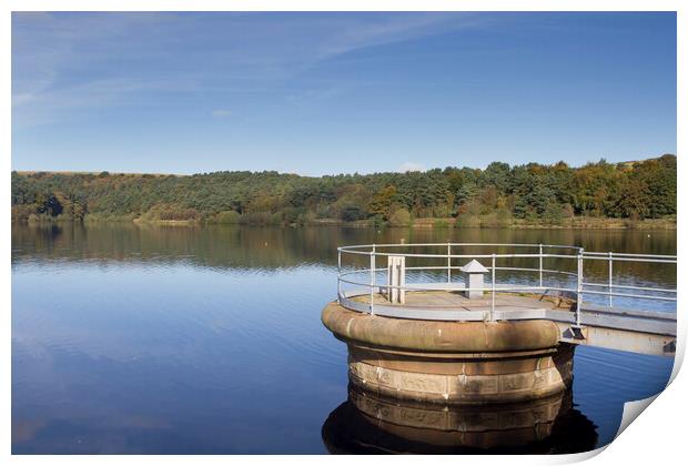 Ogden Water  west yorkshire Print by chris smith