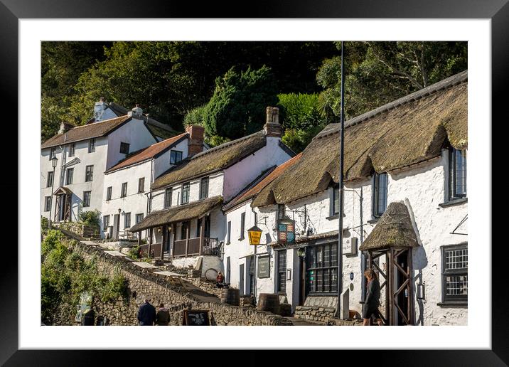 Lynmouth  Framed Mounted Print by chris smith