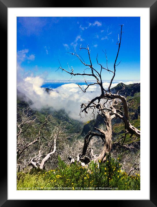 Pico Ruivo and Pico do Arieiro Trial, Madeira Framed Mounted Print by EMMA DANCE PHOTOGRAPHY