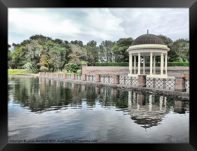 The Bandstand. Framed Print by Lilian Marshall