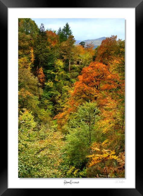 Hermit's cave, Aberfeldy in  autumn, Scotland Framed Print by JC studios LRPS ARPS