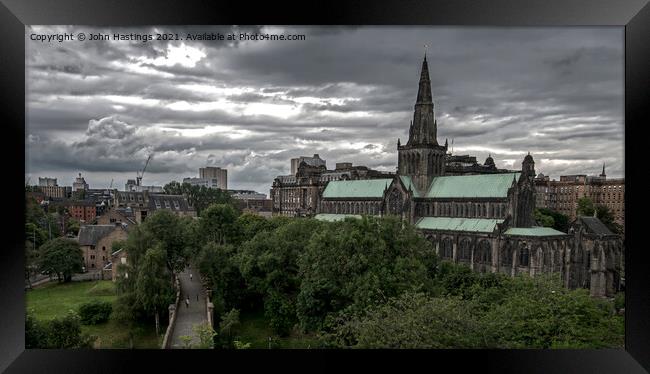 Gothic Gem of Glasgow Framed Print by John Hastings