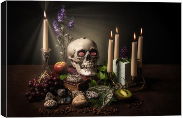 Mysterious Still Life Canvas Print by Alan Tunnicliffe