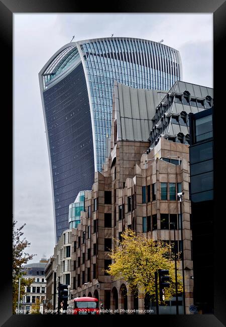 The Towering Marvel of 20 Fenchurch Street Framed Print by Roger Mechan