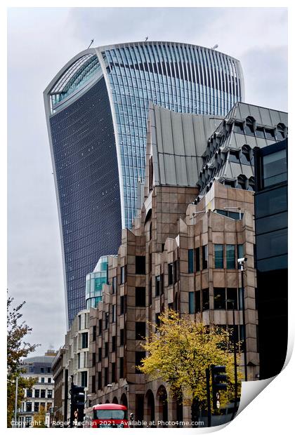 The Towering Marvel of 20 Fenchurch Street Print by Roger Mechan