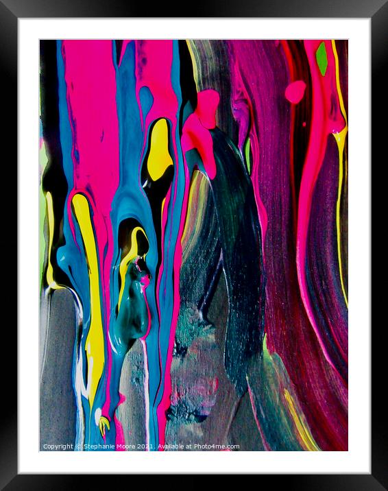 Abstract 2021 70 Framed Mounted Print by Stephanie Moore