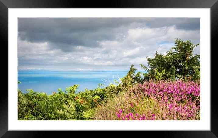  North Devon Sea View Framed Mounted Print by Jeremy Sage