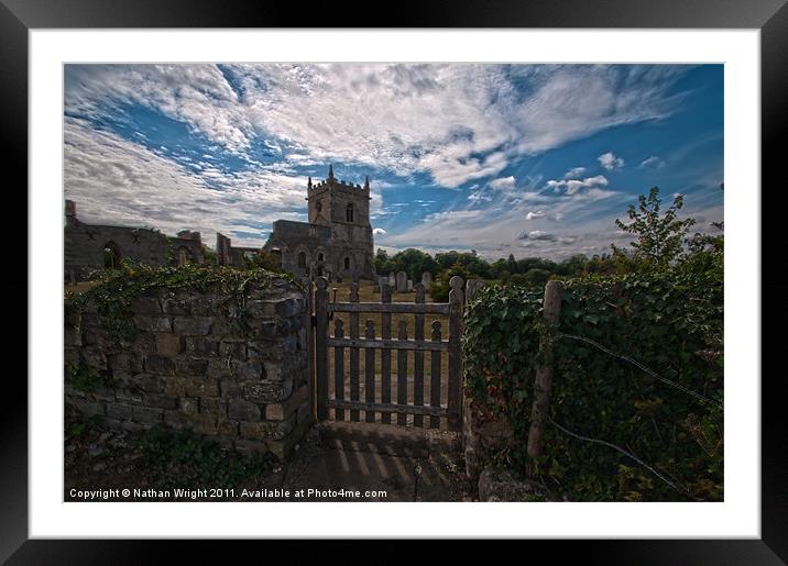 St Marys gate Framed Mounted Print by Nathan Wright