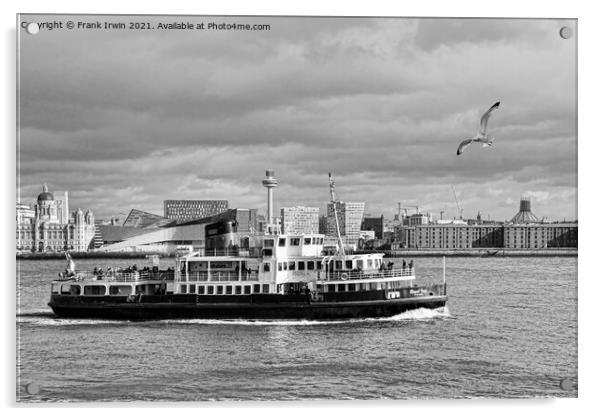 The Mersey Ferry boat Royal Iris. Acrylic by Frank Irwin