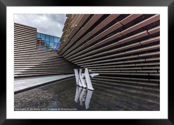 V & A Dundee Framed Mounted Print by Jim Monk