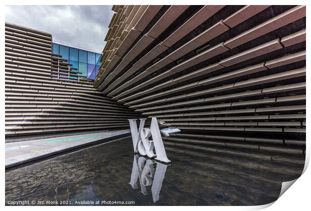 V & A Dundee Print by Jim Monk