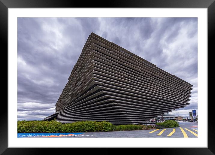 Dundee V&A  Framed Mounted Print by Jim Monk
