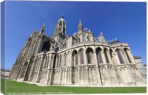 Gothic Marvel in Bayeux Canvas Print by Roger Mechan