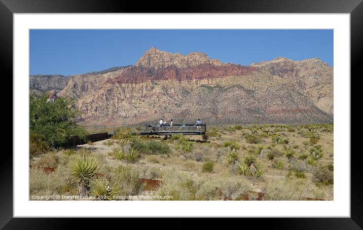 Red rock canyon  Framed Mounted Print by Daryl Pritchard videos