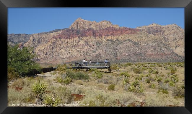 Red rock canyon  Framed Print by Daryl Pritchard videos