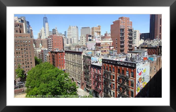 Chinatown new york Framed Mounted Print by Daryl Pritchard videos