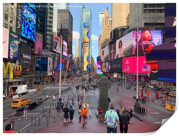 Times Square Print by Daryl Pritchard videos